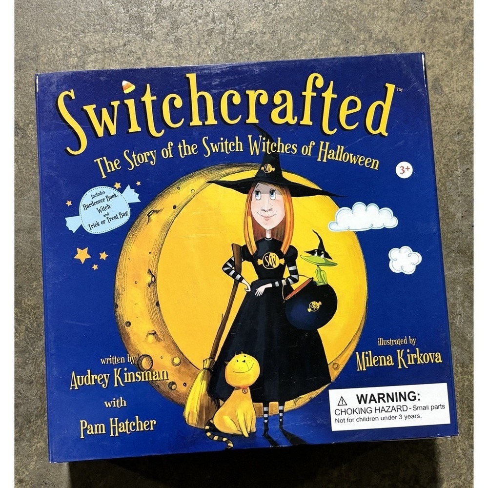 Switchcrafted : The Story of the Switch Witches of Halloween Doll Treat Bag NEW